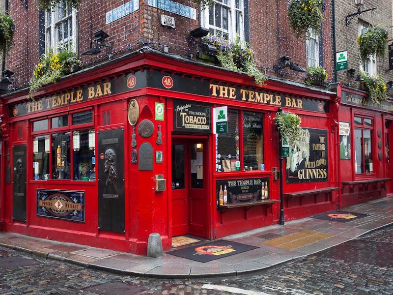 Dublin em julho: The Temple Bar