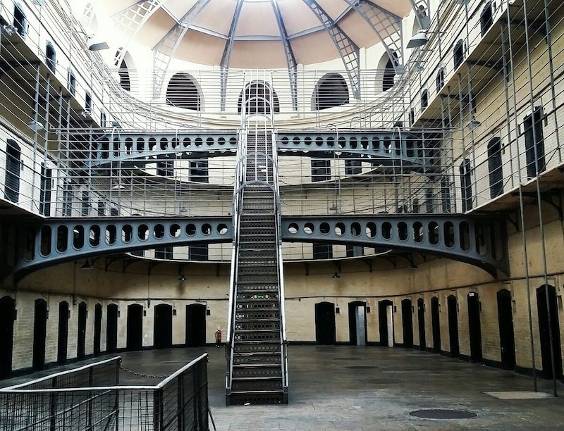Visita à Kilmainham Gaol em Dublin