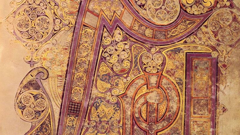 Book of Kells em Dublin - detalhes do livro